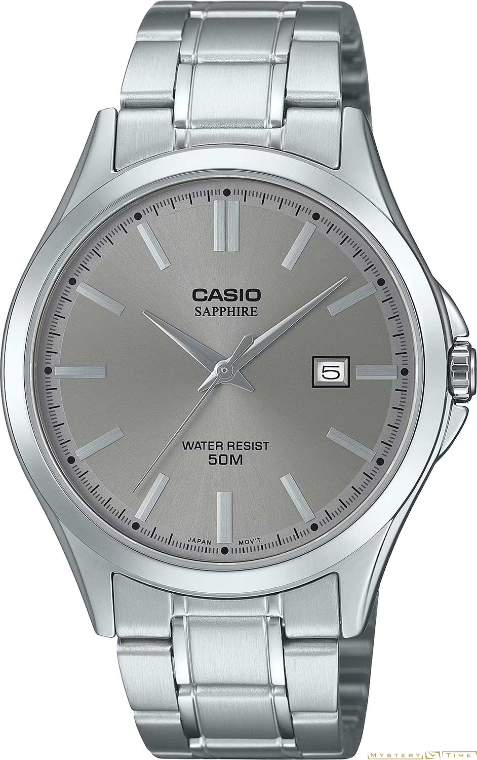 Часы японские наручные мужские кварцевые на браслете Casio MTS-115D-8A